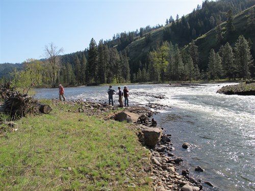 Meacham Creek , People