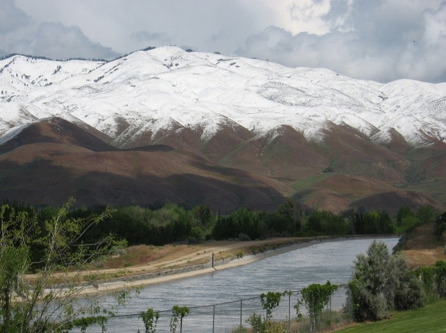 This year's snowpack is good news for hydropower production. Photo: NRCS.