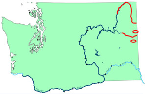 Columbia River Washington Map – Map Vector